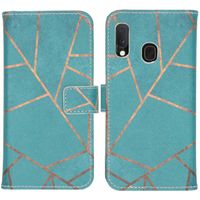 iMoshion Design Softcase Bookcase Samsung Galaxy A20e - Blue Graphic