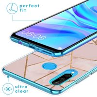 iMoshion Design hoesje Huawei P30 Lite - Grafisch Koper / Roze