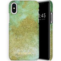 Selencia Maya Fashion Backcover iPhone Xs / X - Green Nature