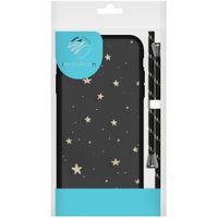 iMoshion Design hoesje met koord Samsung Galaxy S20 Plus - Sterren - Zwart / Goud