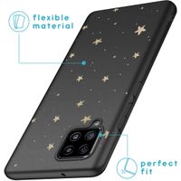 iMoshion Design hoesje Samsung Galaxy A42 - Sterren / Zwart