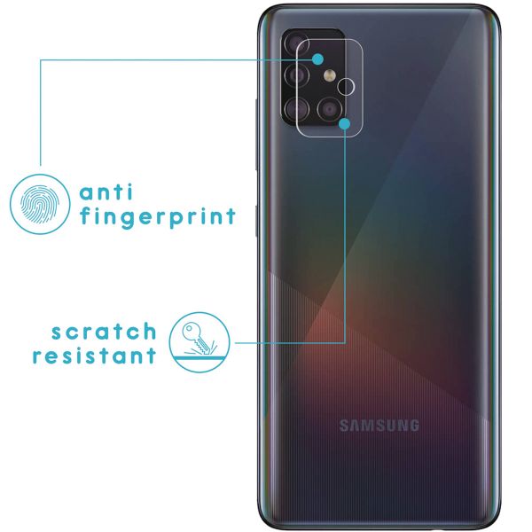 iMoshion Screenprotector Folie 3 Pack + Camera Protector Galaxy A71