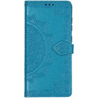 Mandala Bookcase Samsung Galaxy A71 - Turquoise