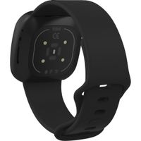 iMoshion Siliconen bandje Fitbit Sense / Versa 3 - Zwart