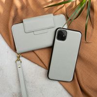 Selencia 2-in-1 Uitneembare Vegan Lederen Bookcase iPhone Xr - Grijs