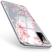 iMoshion Design hoesje Samsung Galaxy S20 - Bloem - Roze