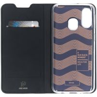 Dux Ducis Slim Softcase Bookcase Samsung Galaxy A40 - Zwart