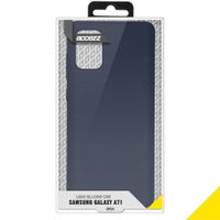 Accezz Liquid Silicone Backcover Samsung Galaxy A71 - Blauw