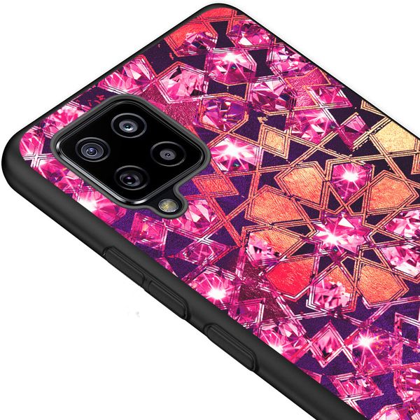 iMoshion Design hoesje Samsung Galaxy A42 - Grafisch - Roze Bling