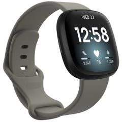 iMoshion Siliconen bandje Fitbit Sense / Versa 3 - Donkergrijs