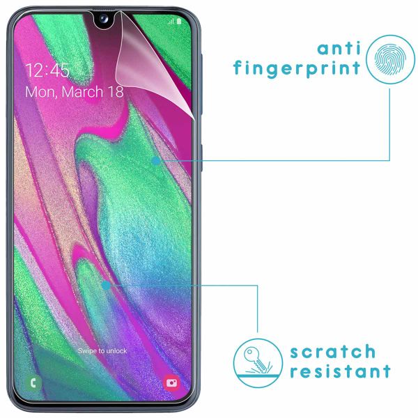 iMoshion Screenprotector Folie 3 pack Samsung Galaxy A40