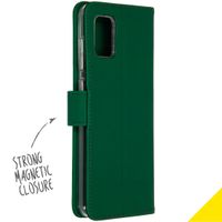 Accezz Wallet Softcase Bookcase Samsung Galaxy A31 - Groen