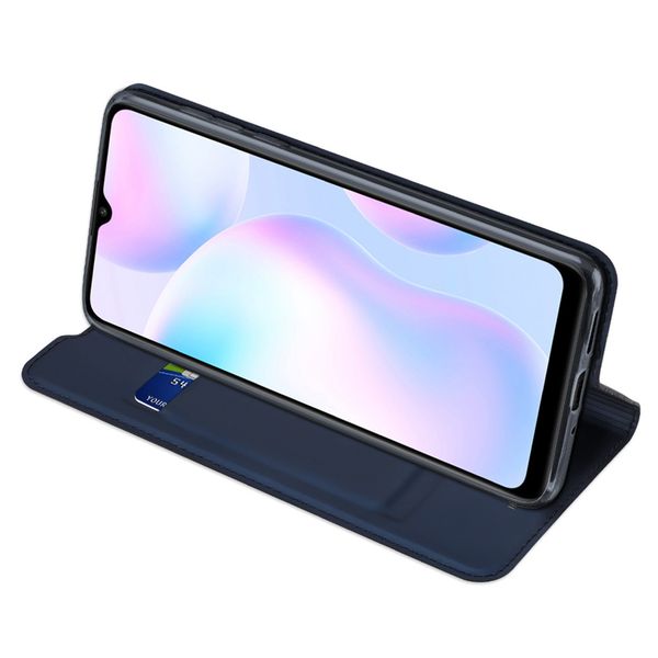 Dux Ducis Slim Softcase Bookcase Xiaomi Redmi 9A - Donkerblauw