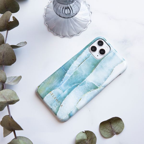 Selencia Maya Fashion Backcover Samsung Galaxy A51 - Agate Blue