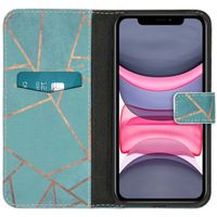 iMoshion Design Softcase Bookcase iPhone 11 - Blue Graphic