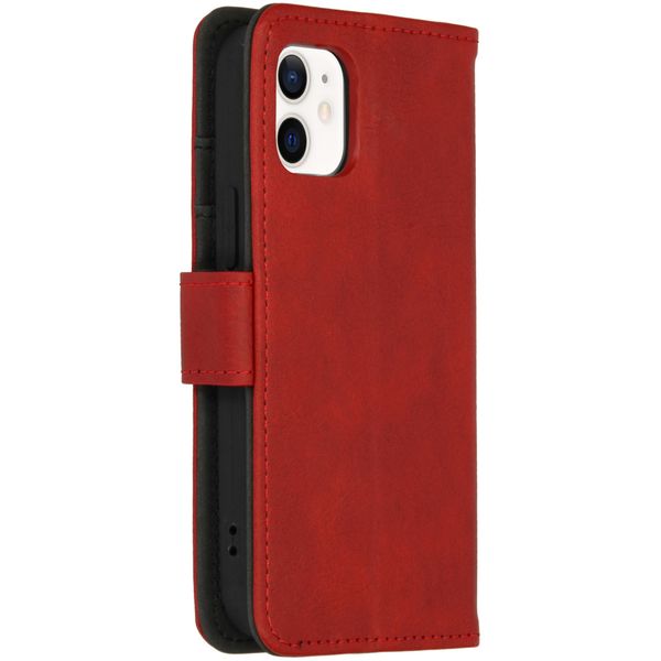 iMoshion Luxe Bookcase iPhone 12 Mini - Rood