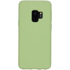 Accezz Liquid Silicone Backcover Samsung Galaxy S9 - Groen