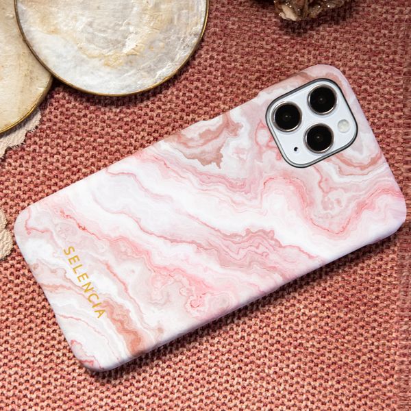 Selencia Maya Fashion Backcover iPhone 11 - Marble Rose