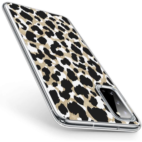 iMoshion Design hoesje Samsung Galaxy S20 - Luipaard / Zwart