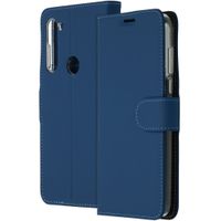 Accezz Wallet Softcase Bookcase Motorola Moto G8 Power - Blauw