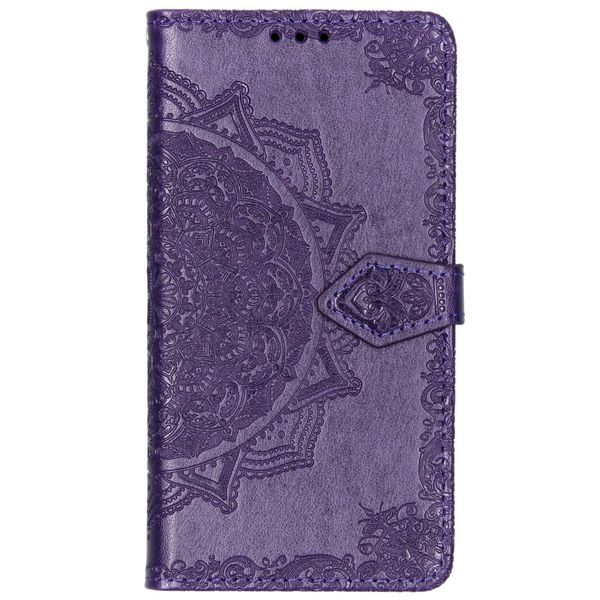 Mandala Bookcase Motorola Moto G7 Play - Paars