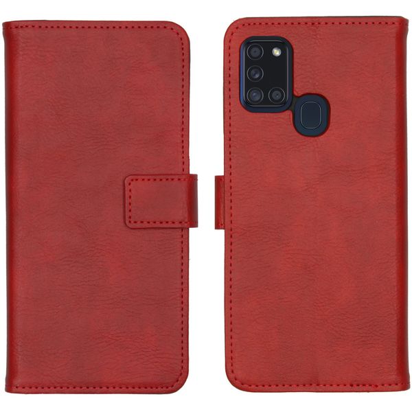 iMoshion Luxe Bookcase Samsung Galaxy A21s - Rood