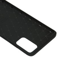 Brushed Backcover Samsung Galaxy S20 Plus - Zwart