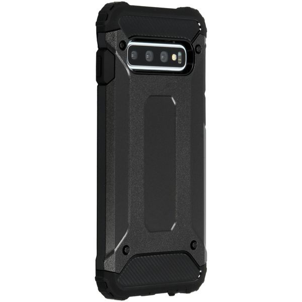 iMoshion Rugged Xtreme Backcover Samsung Galaxy S10 - Zwart