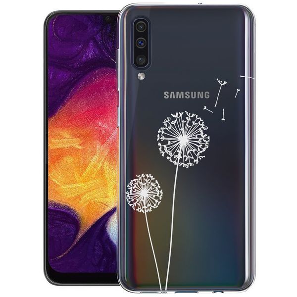 iMoshion Design hoesje Samsung Galaxy A50 / A30s - Paardenbloem - Wit