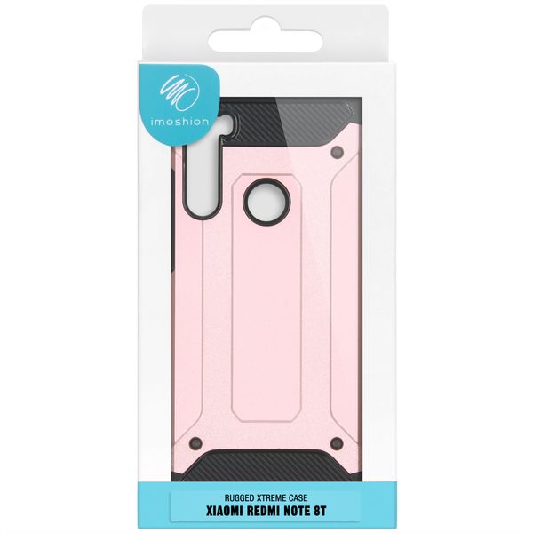 iMoshion Rugged Xtreme Backcover Xiaomi Redmi Note 8T - Rosé Goud