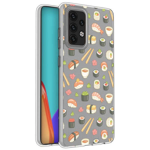 iMoshion Design hoesje Samsung Galaxy A52(s) (5G/4G) - Sushi - Multicolor