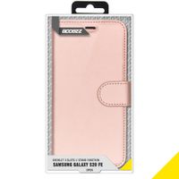 Accezz Wallet Softcase Bookcase Samsung Galaxy S20 FE - Rosé Goud