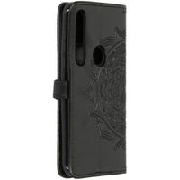 Mandala Bookcase Motorola Moto G8 Plus - Zwart