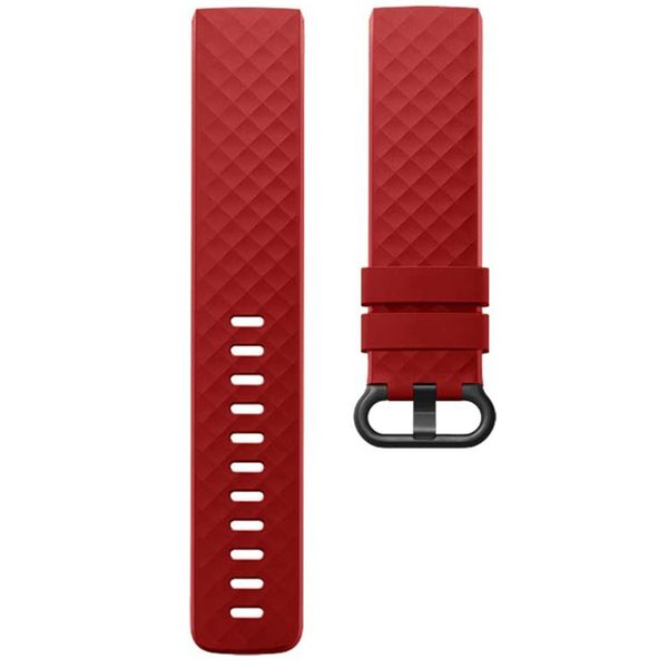 iMoshion Siliconen bandje Fitbit Charge 3 / 4 - Rood