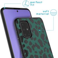 iMoshion Design hoesje Samsung Galaxy A51 - Luipaard - Groen / Zwart