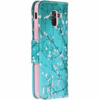 Design Softcase Bookcase Samsung Galaxy J6