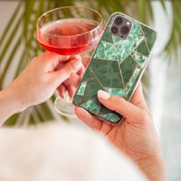 iMoshion Design hoesje iPhone 11 - Grafisch Koper / Groen