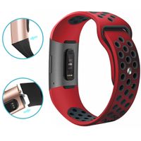 iMoshion Siliconen sport bandje Fitbit Charge 3 / 4 - Rood