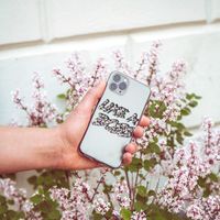 iMoshion Design hoesje Galaxy A20e - Like A Boss - Paars / Zwart