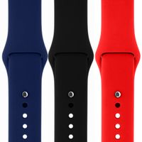 iMoshion Siliconen bandje Multipack Apple Watch Series 1-8 / SE / Ultra - 42/44/45/49 mm