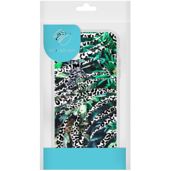 iMoshion Design hoesje Galaxy A40 - Jungle - Wit / Zwart / Groen