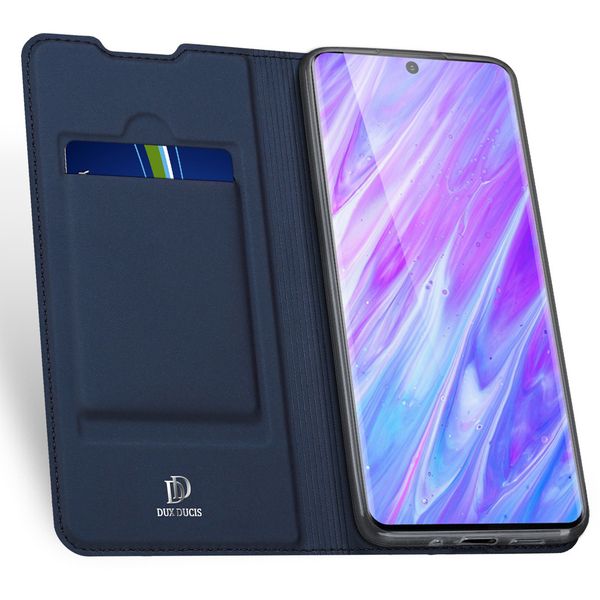 Dux Ducis Slim Softcase Bookcase Samsung Galaxy S20 Plus - Donkerblauw