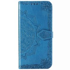 Mandala Bookcase Samsung Galaxy Note 20 - Turquoise