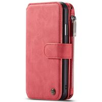 CaseMe Luxe 2 in 1 Portemonnee Bookcase iPhone 11 - Rood