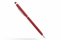 Rood balpen met stylus