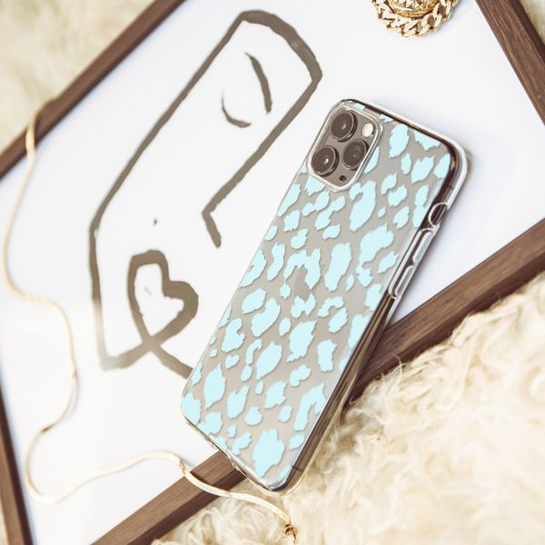 iMoshion Design hoesje Samsung Galaxy A42 - Luipaard - Blauw