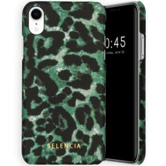 Selencia Maya Fashion Backcover iPhone Xr - Green Panther