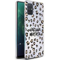 iMoshion Design hoesje Samsung Galaxy A71 - Luipaard - Bruin / Zwart