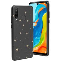 iMoshion Design hoesje Huawei P30 Lite - Sterren / Zwart