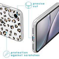 iMoshion Design hoesje iPhone Xr - Luipaard - Bruin / Zwart